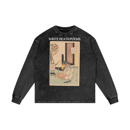 Write Death Poems Meditation Long Sleeve