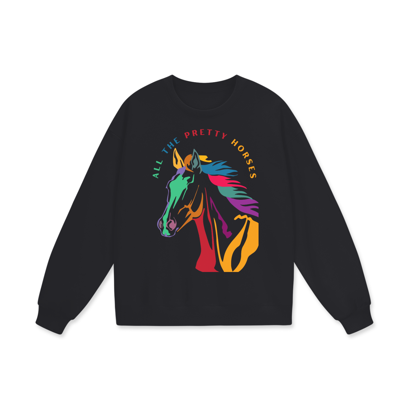 All the Pretty Horses - Colorful - Heavyweight Sweatshirt