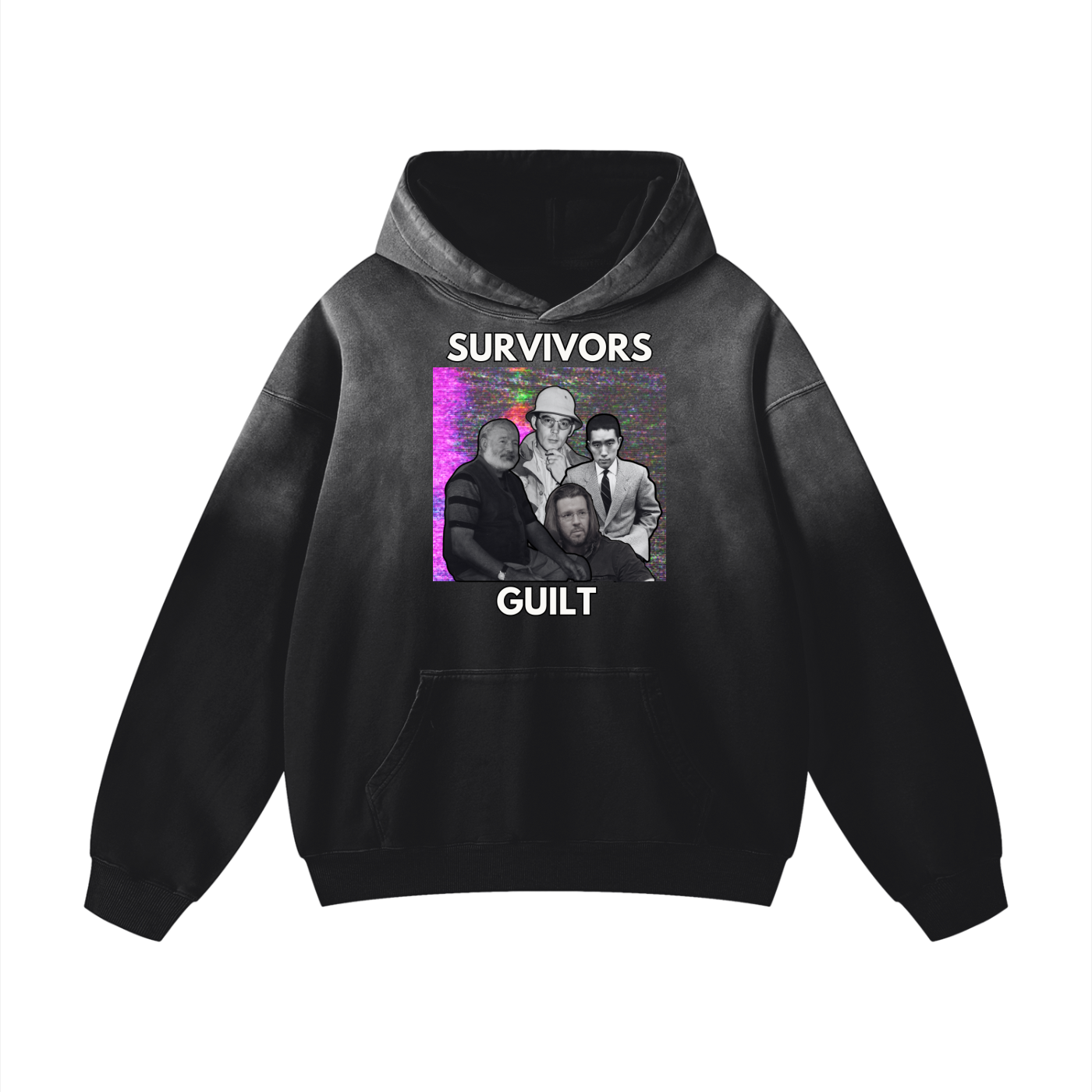 Surviors Guilt Male Authors Heavyweight Hoodie