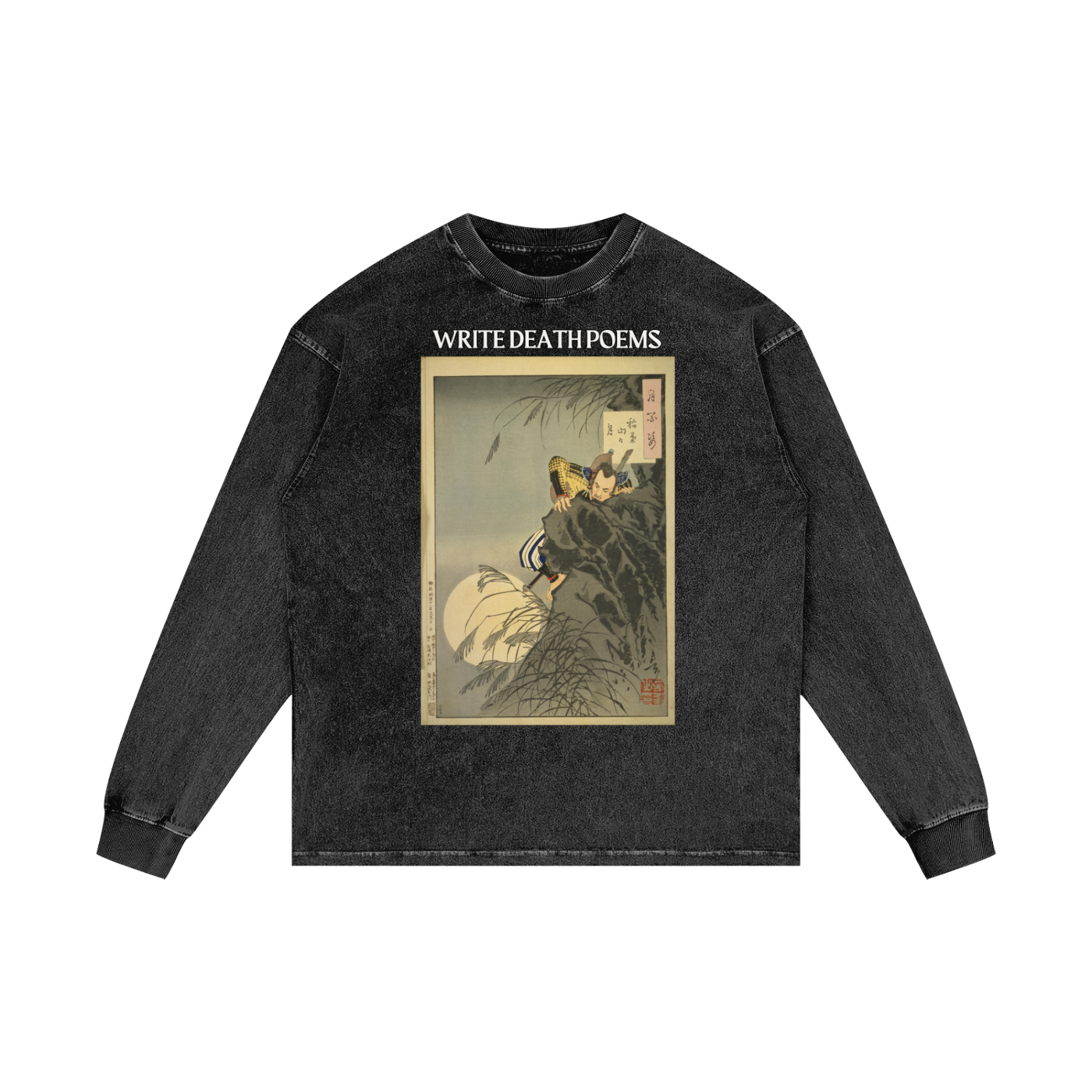 Write Death Poems Mountain Long-Sleeve Streetwear