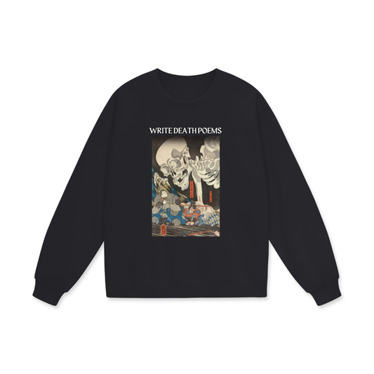 Write Death Poems - Skeleton - Heavyweight Sweatshirt