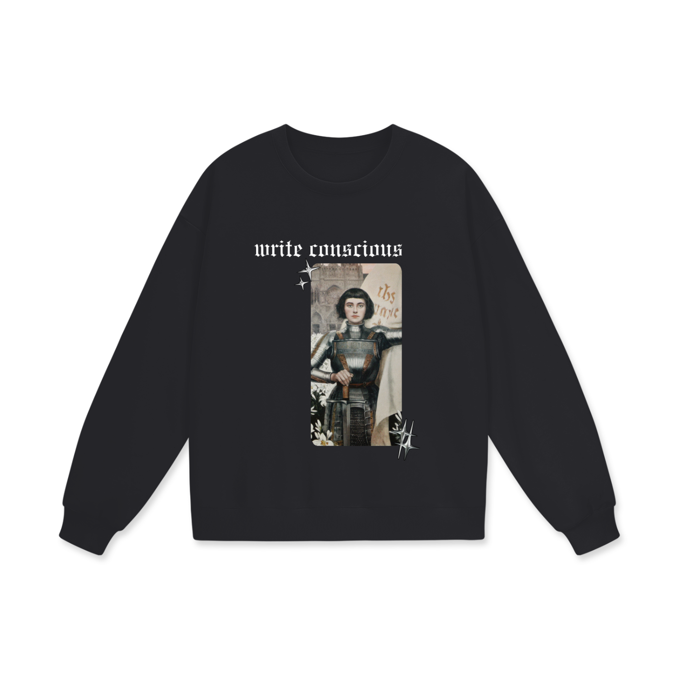Write Conscious - Joan of Arc - Heavyweight Sweatshirt