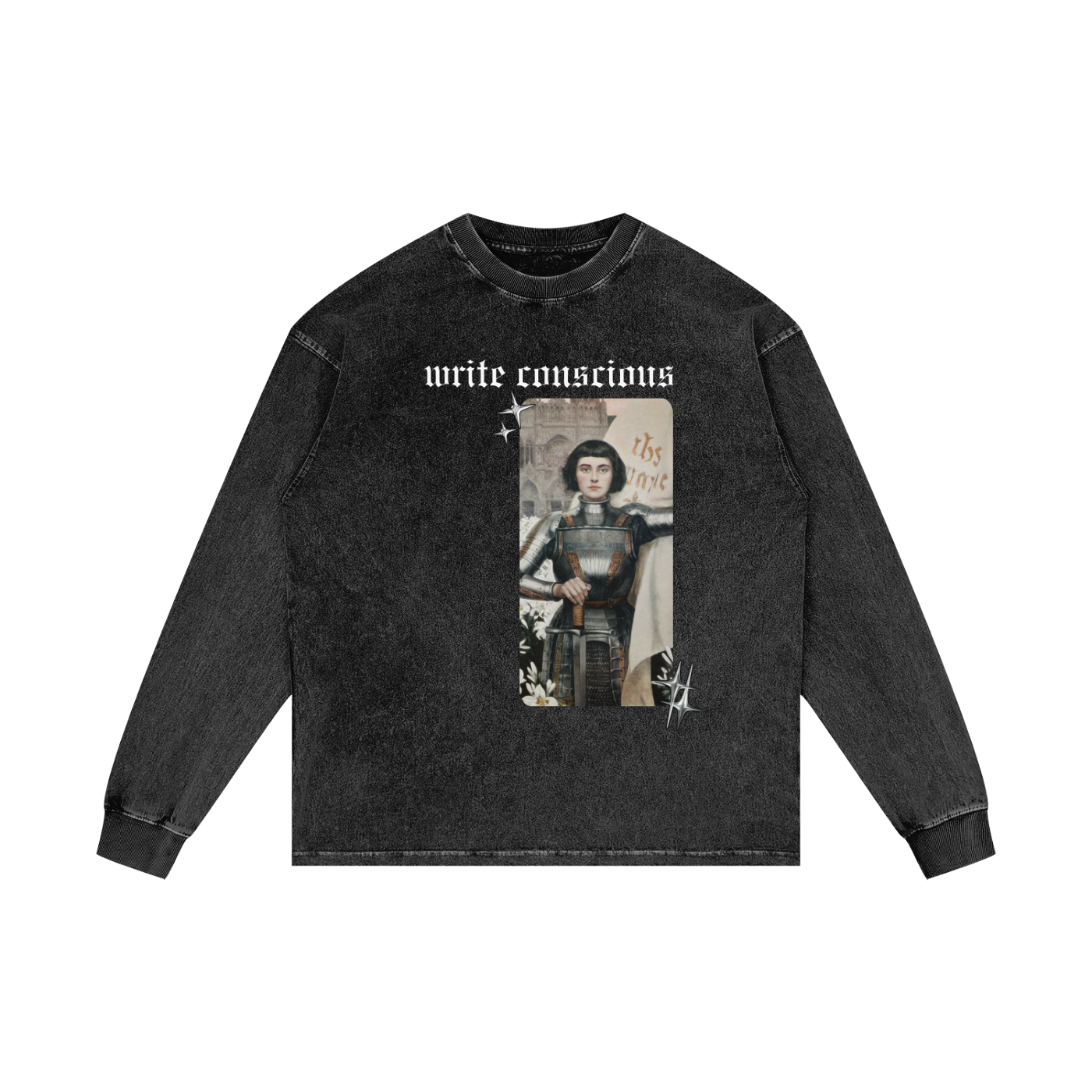 Write Conscious Joan of Arc Long-Sleeve Streetwear