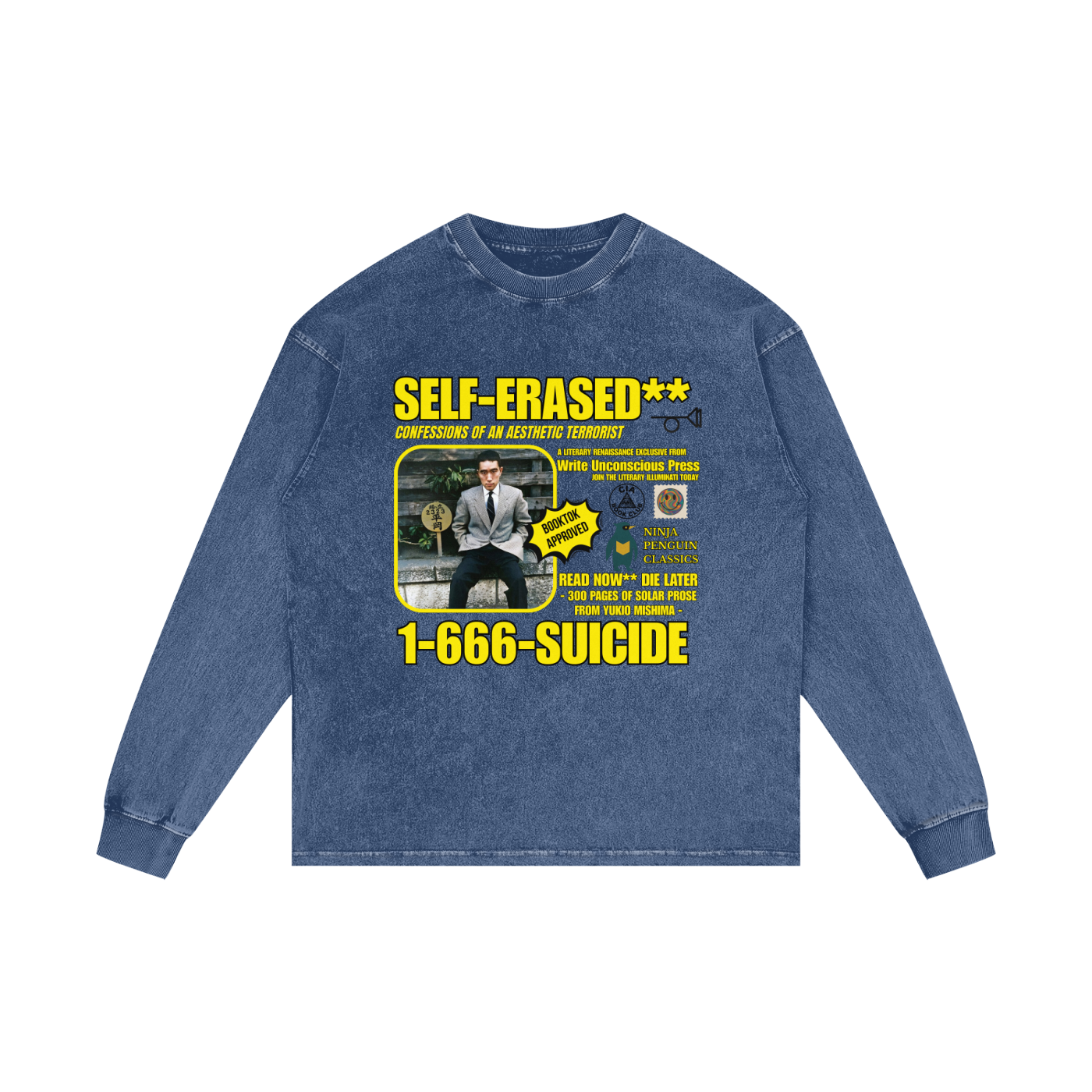 Self-Erased Mishima Long-Sleeve Streetwear