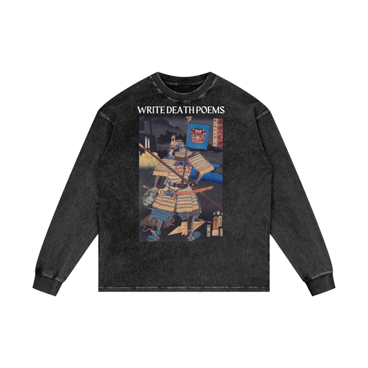 Write Death Poems Soldier Long-Sleeve Streetwear