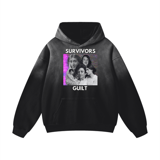 Survivors Guilt Female Authors Heavyweight Hoodie