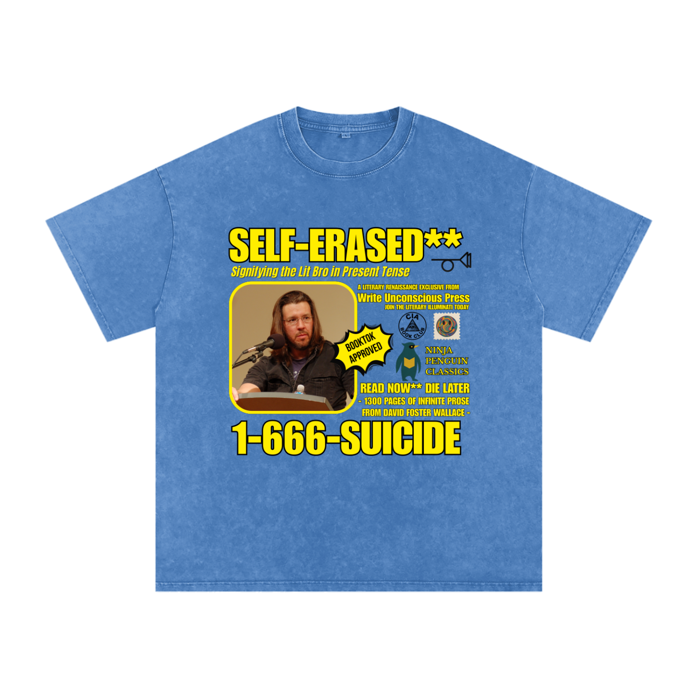Self-Erased David Foster Wallace Streetwear
